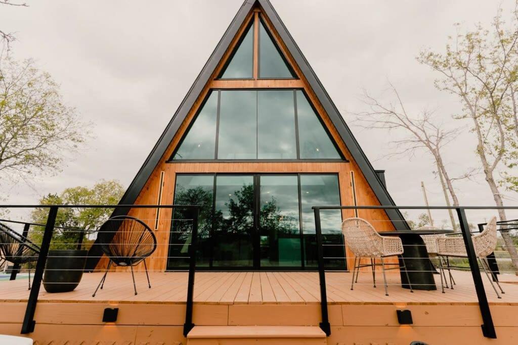 The Pedernales A-Frame Vila Fredericksburg Exterior foto