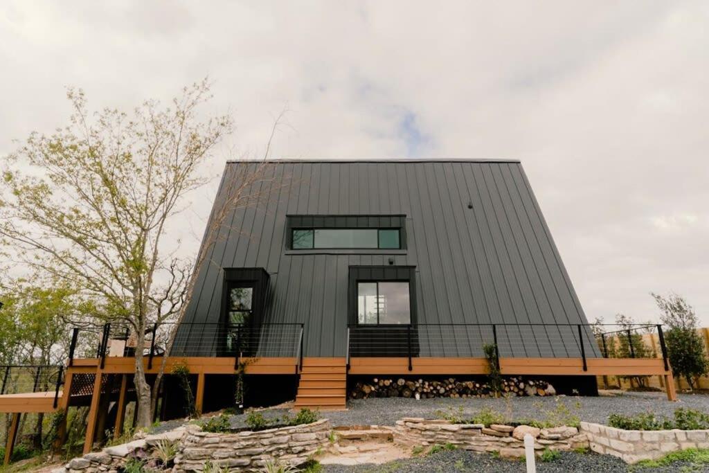 The Pedernales A-Frame Vila Fredericksburg Exterior foto