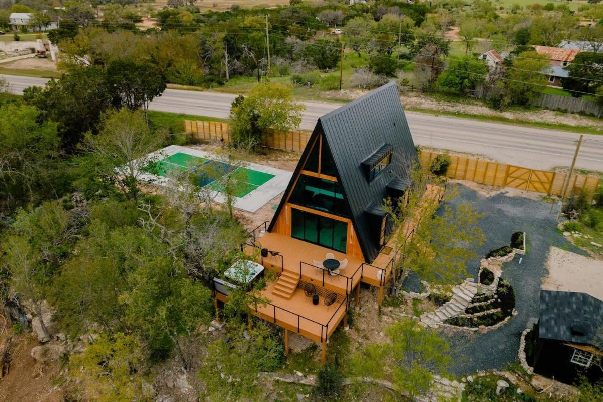 The Pedernales A-Frame Vila Fredericksburg Exterior foto